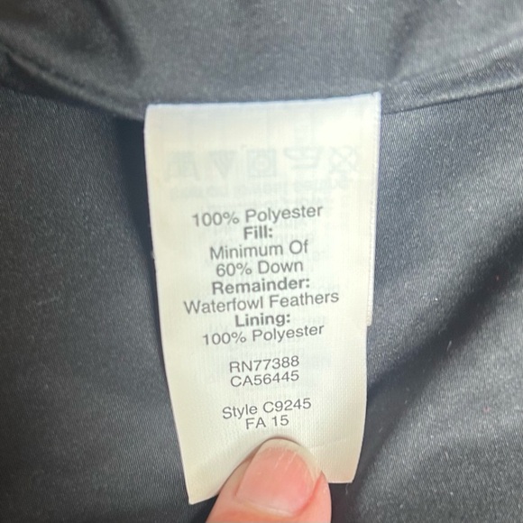 J. CREW Quilted Down Puffer Vest Women's XS Gray Full Zip Pockets Lined - Picture 7 of 7